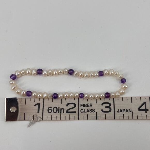 Handmade real pearl bracelet - Picture 3 of 3